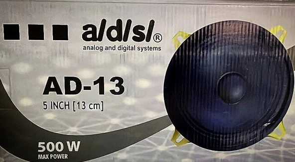 ADS 13 CM 500 W 60 RMS MİDRANGE ANALOG VE DİJİTAL SİSTEM AD-13 ürün görseli 1