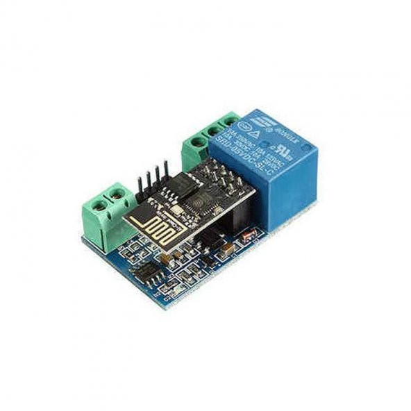 ESP8266 5V 1 Kanal Wifi Röle Kartı  (ESP8266 MODÜLÜ DAHİL) ürün görseli 1