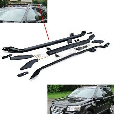 Land Rover Uyumlu Freelander 2007- Tavan Çıtası Oem Style Black ürün görseli 1