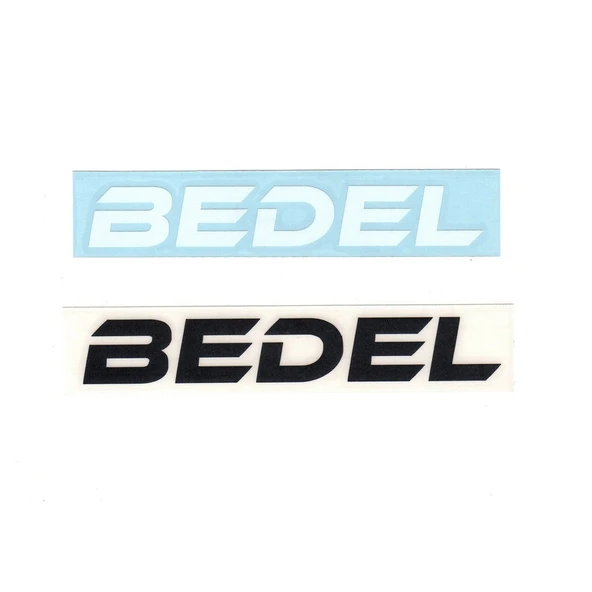 Bedel Siyah Sticker - Yapıştırma Etiket 14.50 Cm (Ücretsiz Kargo) ürün görseli 1