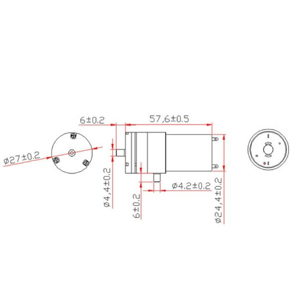 12 Volt Mini Hava Vakum Pompası - Resim 7