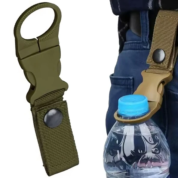 Ayt Sunup SN-25899 Klipsli Su Şişesi Taşıma Tokası Kancası Outdoor Dağcı Orman Malzemeleri Doğa Yürüyüş ürün görseli 1