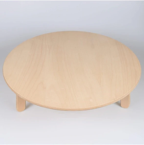 Ahşap Tahta Hamur Açma Sofrası 80 Cm Katlanır Ayaklı Hamur Tahtası ürün görseli 1