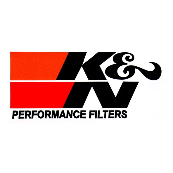 K&N Performance Fılters Sticker Logo 11X5 Cm ürün görseli 1
