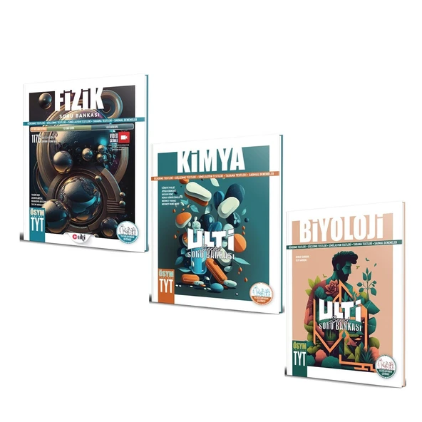 Bes Yayınları TYT Fizik Kimya ve Biyoloji Ulti Serisi Soru Bankası Seti 3 Kitap ürün görseli 1