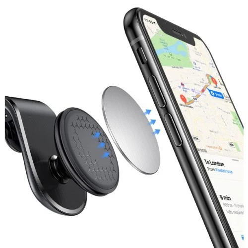 Araba Klimasına Takılan Mandallı 360 Mıknatıslı Telefon Tutucu ürün görseli 1