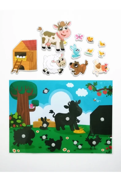 Eğitici Oyuncak Cırtlı Etkinlik Kitap Oyun Aktivite ürün görseli 1