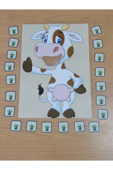 İneğin Karnını Doyuruyoruz Eğitici Etkinlik Materyali Aktivite ürün görseli 1