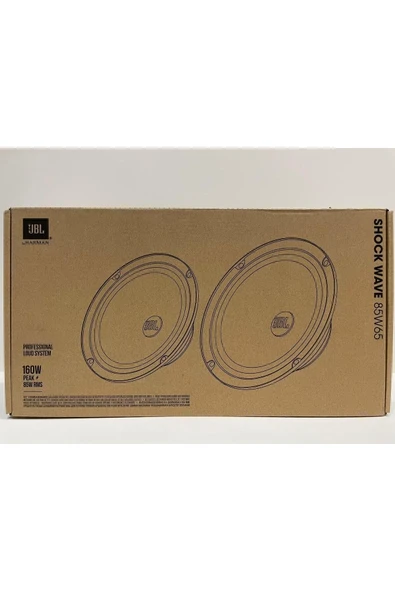 SHOCKSTORE ShockWave 85w65 16 Cm Midrange 160 Watt Peak Power ürün görseli 1