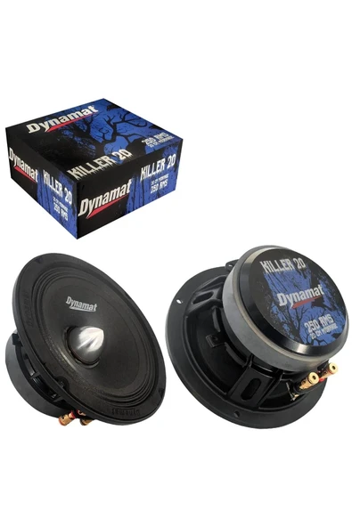Dynamat DYANAMAT KİLLER SERİSİ 20CM 250RMS 2 ADET MİDRANGE ürün görseli 1