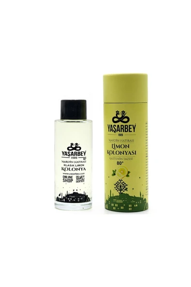 Yaşarbey Mardin Özel Limon Kolonyası 500 ml ( Hediyelik Kutu ) ürün görseli 1