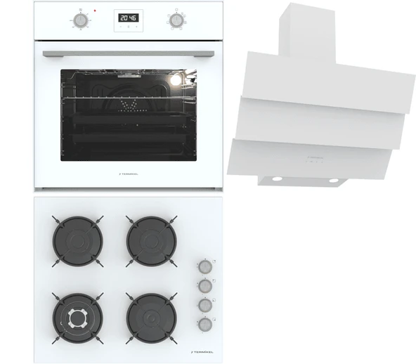 Termikel Ankastre Set (BO O64D5C W + BH P6194C W + CH S6532C WW) ürün görseli 1