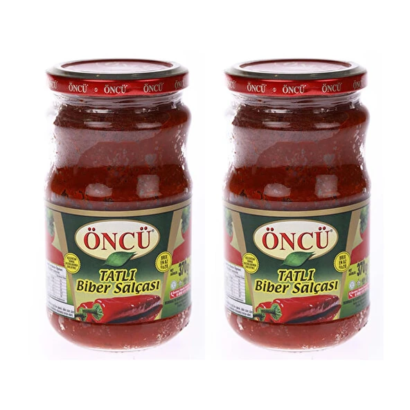Öncü Tatlı Biber Salçası 360 gr Cam x 2 Adet ürün görseli 1