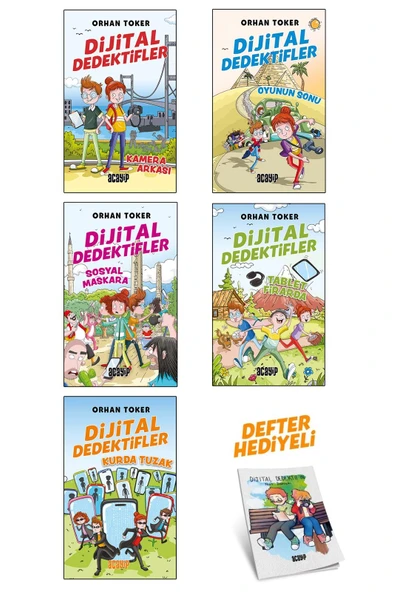 Dijital Dedektifler 5.Kitap Defter Hediyeli/Orhan Toker/Acayip ürün görseli 1
