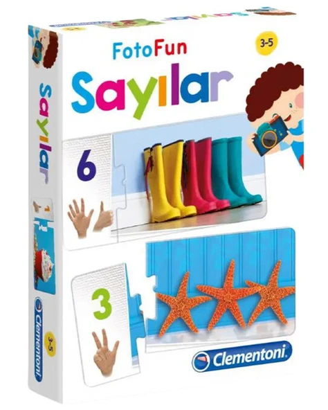 Clementoni Oyna ve Öğren Foto Fun Sayılar 64281 ürün görseli 1