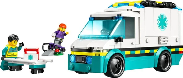 LEGO City 60451 Emergency Ambulance - Resim 3