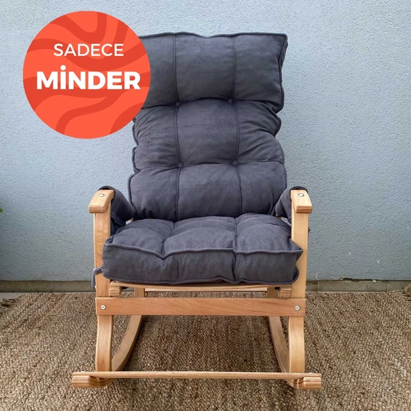 Reyo Sandalye Minderi, Sallanan Sandalye Minderi, Puf Minder, Baba Koltuğu Minderi (SADECE MİNDER) ürün görseli 1