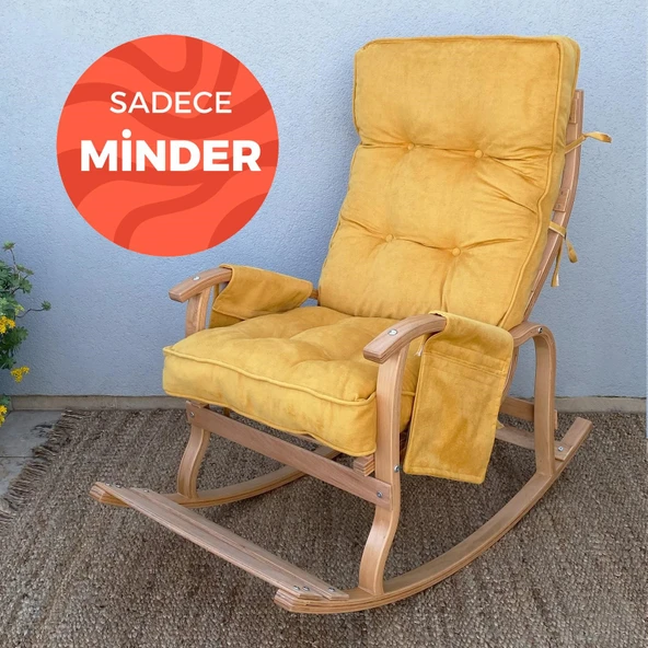 Reyo Sandalye Minderi, Sallanan Sandalye Minderi, Puf Minder, Baba Koltuğu Minderi (SADECE MİNDER) ürün görseli 1