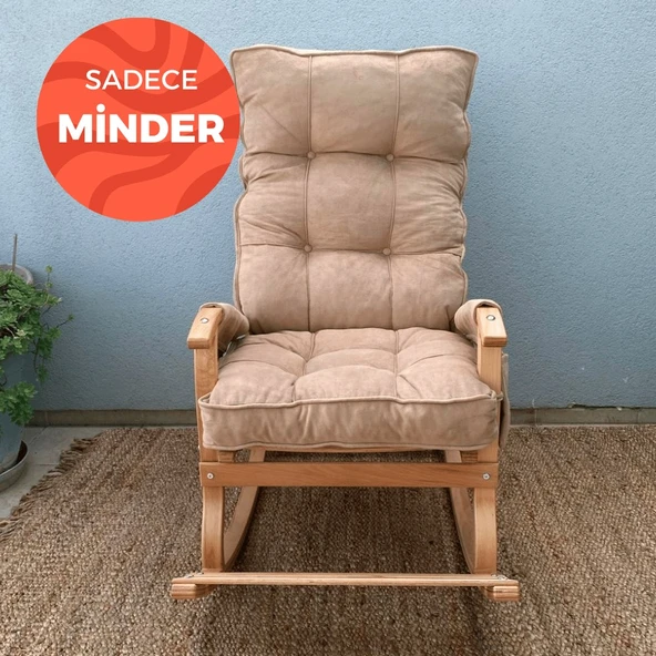 Reyo Sandalye Minderi, Sallanan Sandalye Minderi, Puf Minder, Baba Koltuğu Minderi (SADECE MİNDER) ürün görseli 1