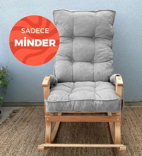 Reyo Sandalye Minderi, Sallanan Sandalye Minderi, Puf Minder, Baba Koltuğu Minderi (SADECE MİNDER) ürün görseli 1