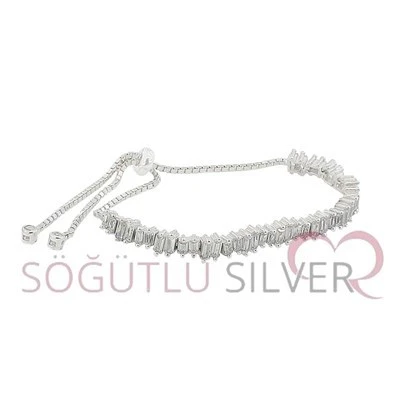 baget taşlı asansörlü bileklik SGTL2780 ürün görseli 1