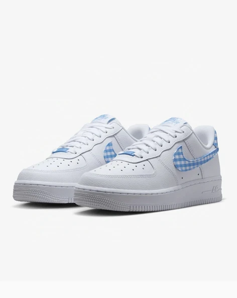 Nike Air force Beyaz mavi unisex ayakkabı ürün görseli 1