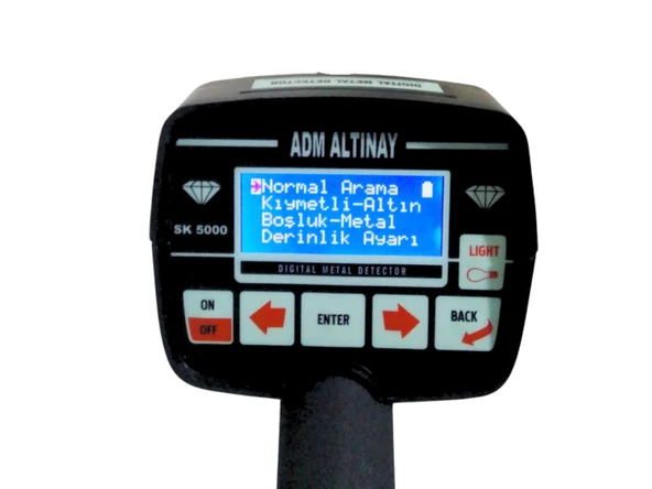 Gold Sk 5000 LCD Ekranlı Derin Define Dedektörü - Resim 2