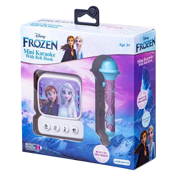 Disney Frozen Karlar Ülkesi Mini Karaoke Mikrofon Seti Işıklı Kemer Kancalı Lisanslı Mikrofonlu DY-3650-Fz ürün görseli 1
