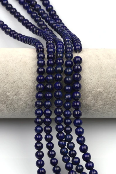 Lapis Lazuli (AAA Kalite) Doğaltaş Dizi 6 mm Küre Kesim ürün görseli 1