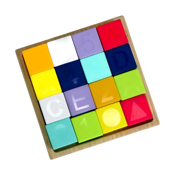Bblüv Blöx Eğitici Silikon Puzzle  3+ Yaş - Resim 7