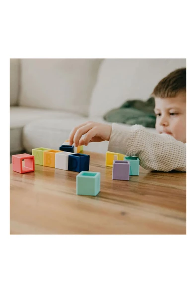 Bblüv Blöx Eğitici Silikon Puzzle  3+ Yaş - Resim 4