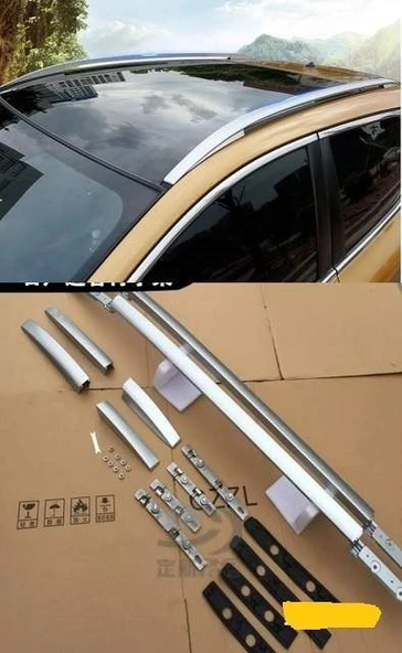 Nissan Qashqai Uyumlu Tavan Çıtası 2014- Silver Gri ürün görseli 1