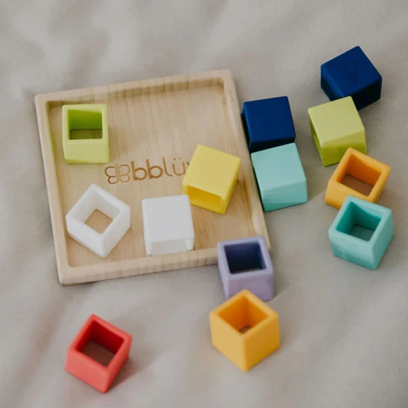 Bblüv Blöx Eğitici Silikon Puzzle  3+ Yaş - Resim 9