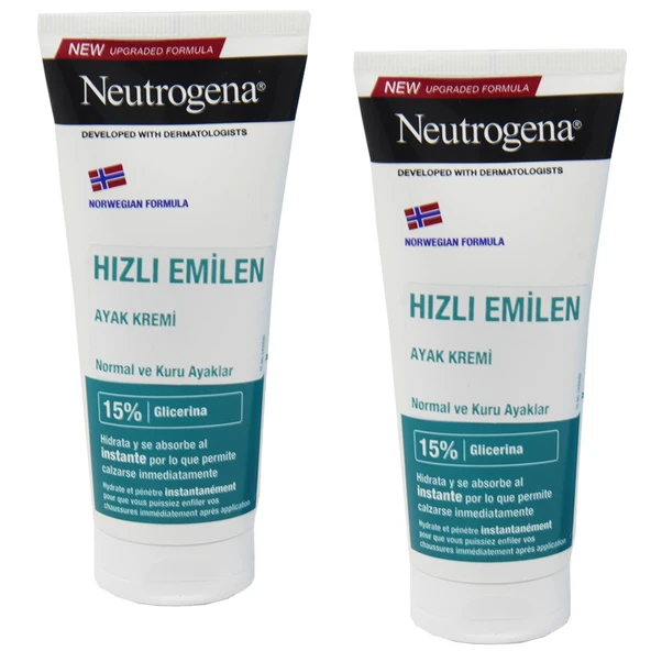 Neutrogena Norveç Formülü Hızlı Emilen Ayak Kremi 100 ml 2 ADET ürün görseli 1