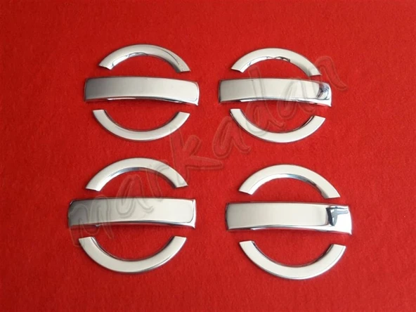 Markadan Fiat Doblo Krom Kapı Kolu 2000-2012 4 Kapı Paslanmaz Çelik ürün görseli 1