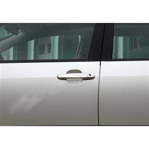 WOC Chrome Toyota Prius Krom Kapı Kolu 2005-2010 4 Kapı Paslanmaz Çelik - Resim 3