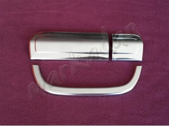 WOC Chrome Mercedes Viano Krom Bagaj Açma 2004-2014 3 Parça Paslanmaz Çelik ürün görseli 1