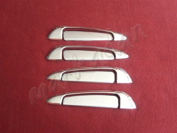 DB Chrome Fiat Grande Punto Kapı Kolu Nikelajı 2006-2017 4 Kapı 8 Parça P.Çelik ürün görseli 1