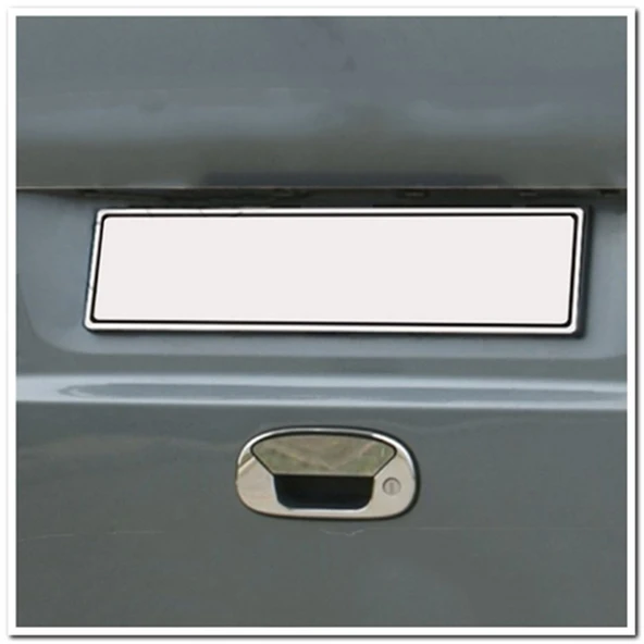 Fiat Doblo Krom Bagaj Açma 2000-2012 2 Parça Paslanmaz Çelik - Resim 3