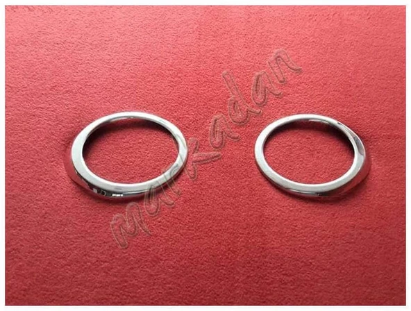 DB Chrome Fiat Doblo Sis Farı Çerçeve Nikelajı 2006-2012 2 Parça P.Çelik ürün görseli 1