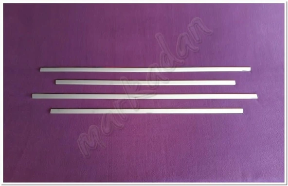 WOC Chrome Opel Astra J Sedan Krom Cam Çıtası 2010-2020 4 Parça Paslanmaz Çelik ürün görseli 1