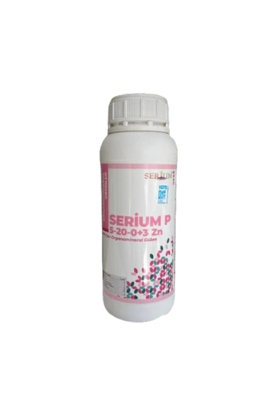 Serium P 5-20-0+3 Zn NP'li Sıvı Organomineral Gübre ürün görseli 1