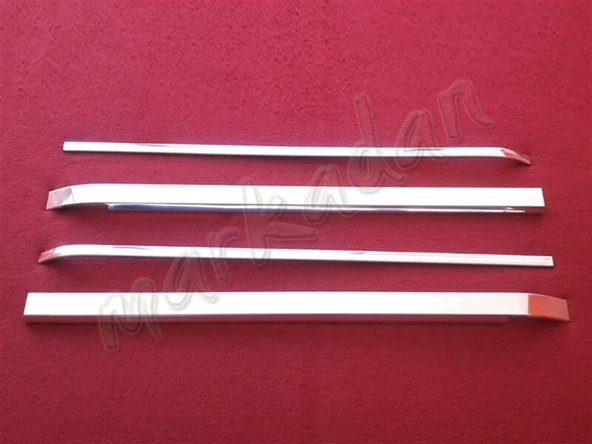 DB Chrome Citroen Nemo Sürgülü Kapı Çıta Nikelajı 2008 Sonrası 4 Parça P.Çelik ürün görseli 1