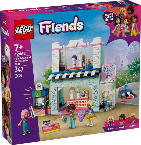 LEGO Friends 42662 Hair Salon and Accessories Store ürün görseli 1