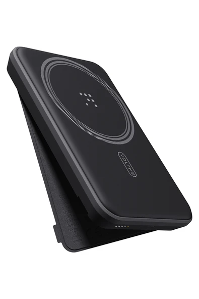 Voltme Siyah MagPak 5000mAh Magsafe Kablosuz Powerbank- 22.5W ürün görseli 1