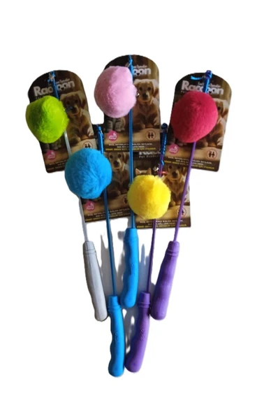 Raccoon Peluş Top Olta ürün görseli 1