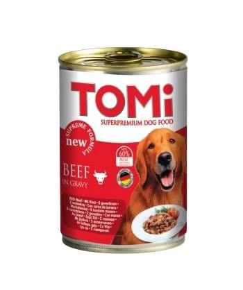 Tomi Köpek Dana Etli Yaş Mama 400g ürün görseli 1