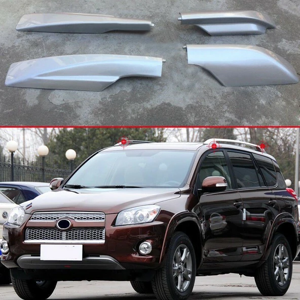 Toyota Rav Uyumlu 4 Tavan Çıtası 2006 2012 Silver Gri ürün görseli 1