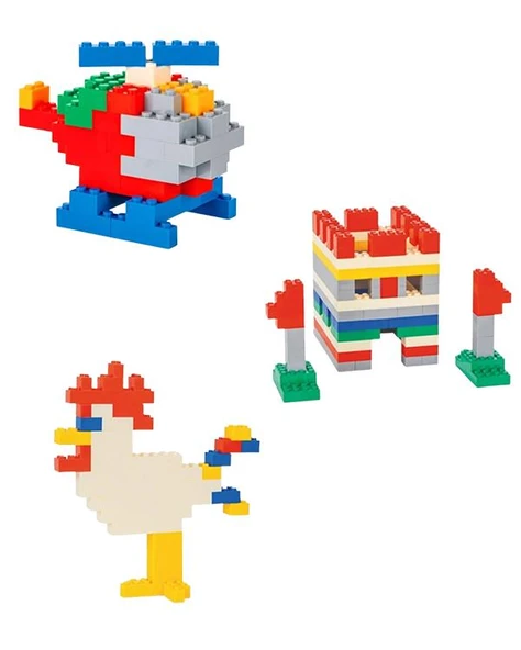 Mmx 144 Parça Blocks Plastik Kutu 02 010 - Resim 3