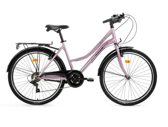 Bisan Smile 28 Jant 46Cm 7 Vites Pembe Silver Şehir Bisiklet ürün görseli 1